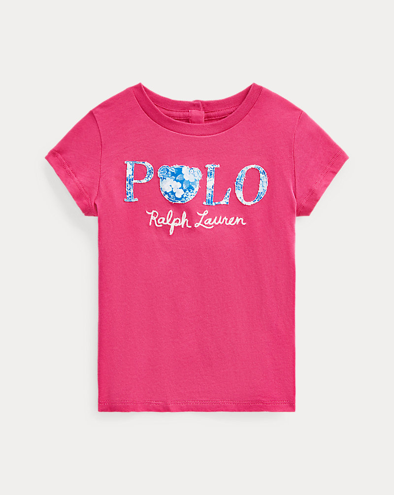 Floral Polo Jersey Tee Baby Girl 1