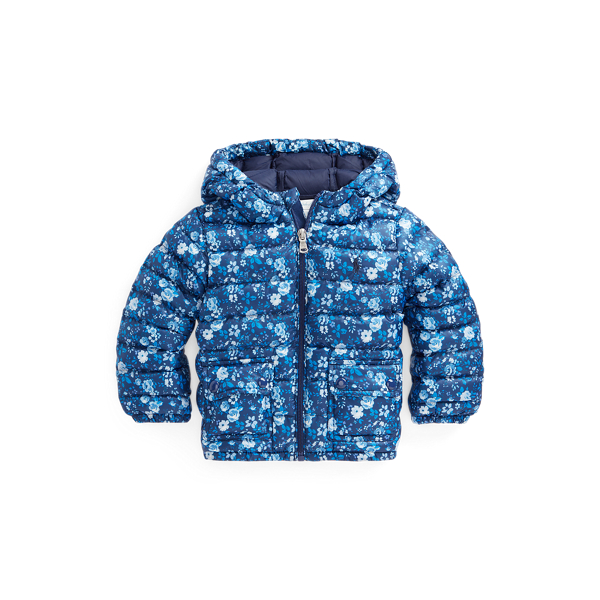 Water-Resistant Floral Jacket Baby Girl 1
