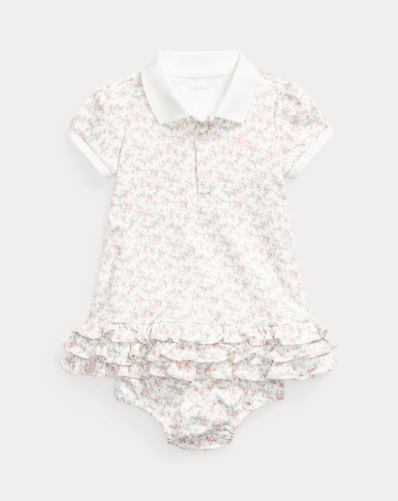 Ruffled Polo Dress &amp; Bloomer Baby Girl 1