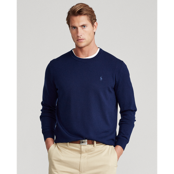 Pull à col rond en laine lavable pour homme | Ralph Lauren® BE
