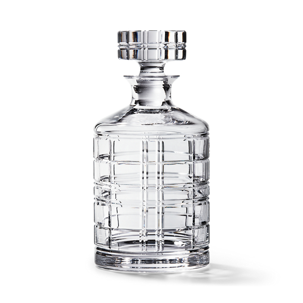 Hudson Plaid Decanter