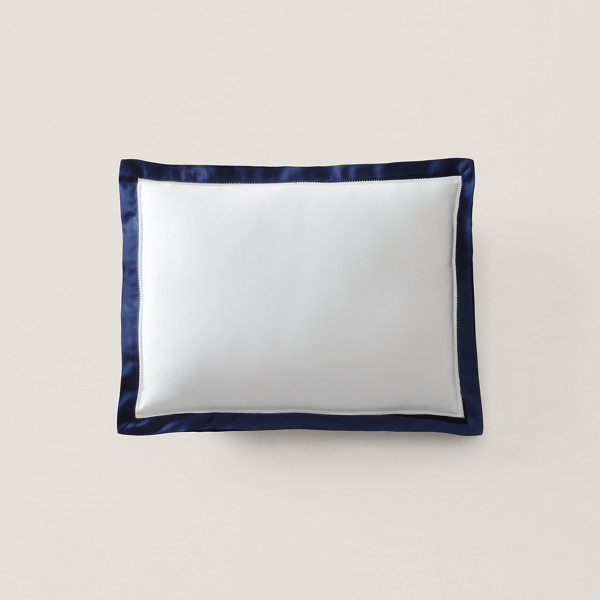 Cotton Sateen Border Pillow