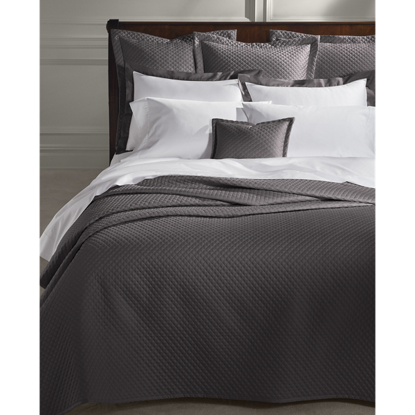 Quilted Sateen Argyle Bedding Collection