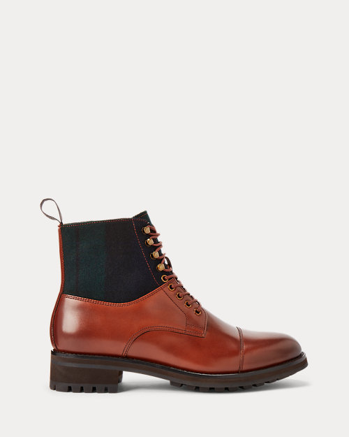 Bryson Leather & Wool Cap-Toe Boot