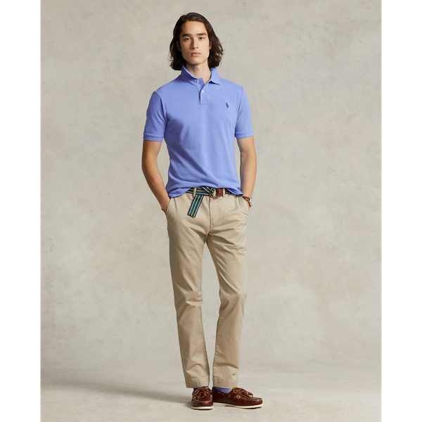 Pantalon chino slim stretch lavé