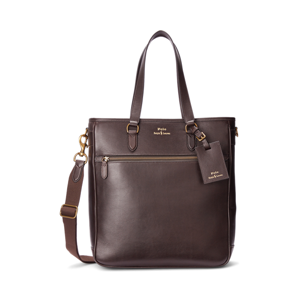 Leather Crossbody Tote