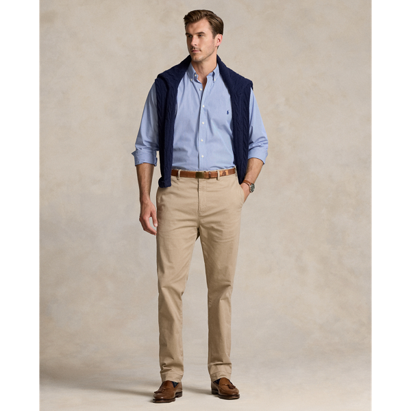 Calças chino Classic Fit elásticas