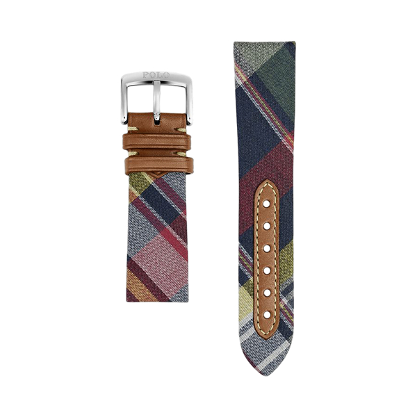 Plaid Tie Silk Watch Strap