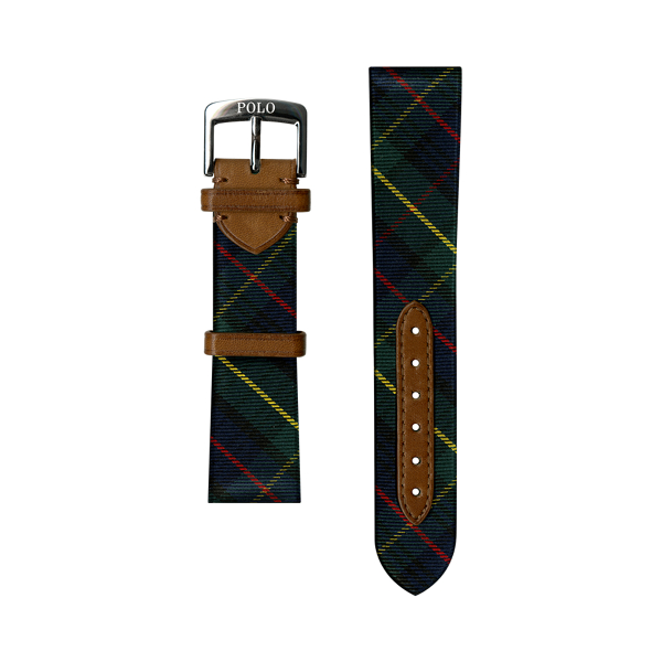 Tartan Tie Silk Watch Strap