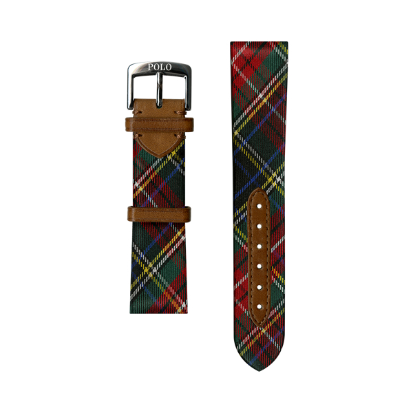 Tartan Silk Watch Strap