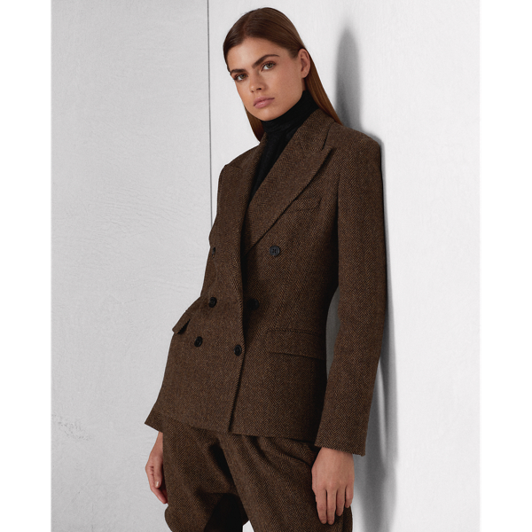 Cromwell Herringbone Wool-Blend Jacket Ralph Lauren Collection 1