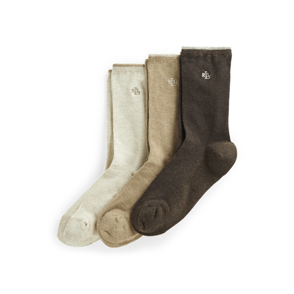 Stretch Cotton Sock 3-Pack Lauren 1