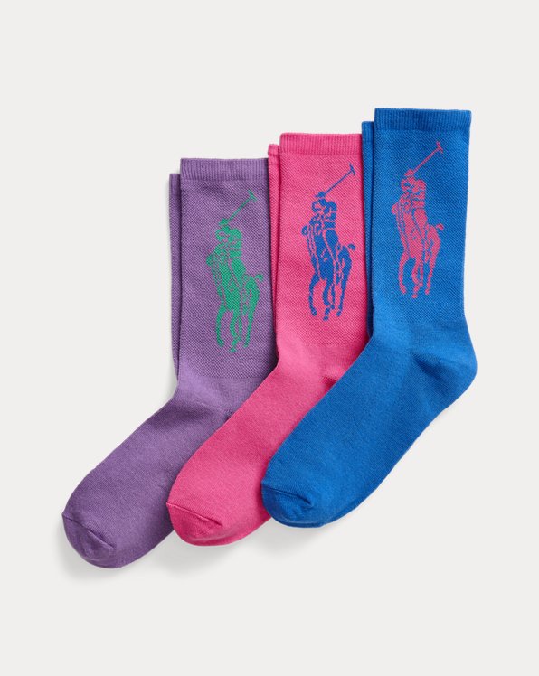 Big Pony Crew Sock 3-Pack