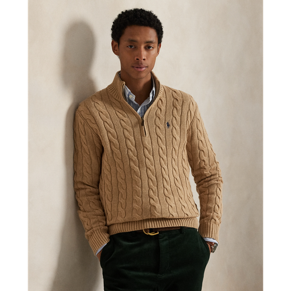 Cable-Knit Cotton Jumper