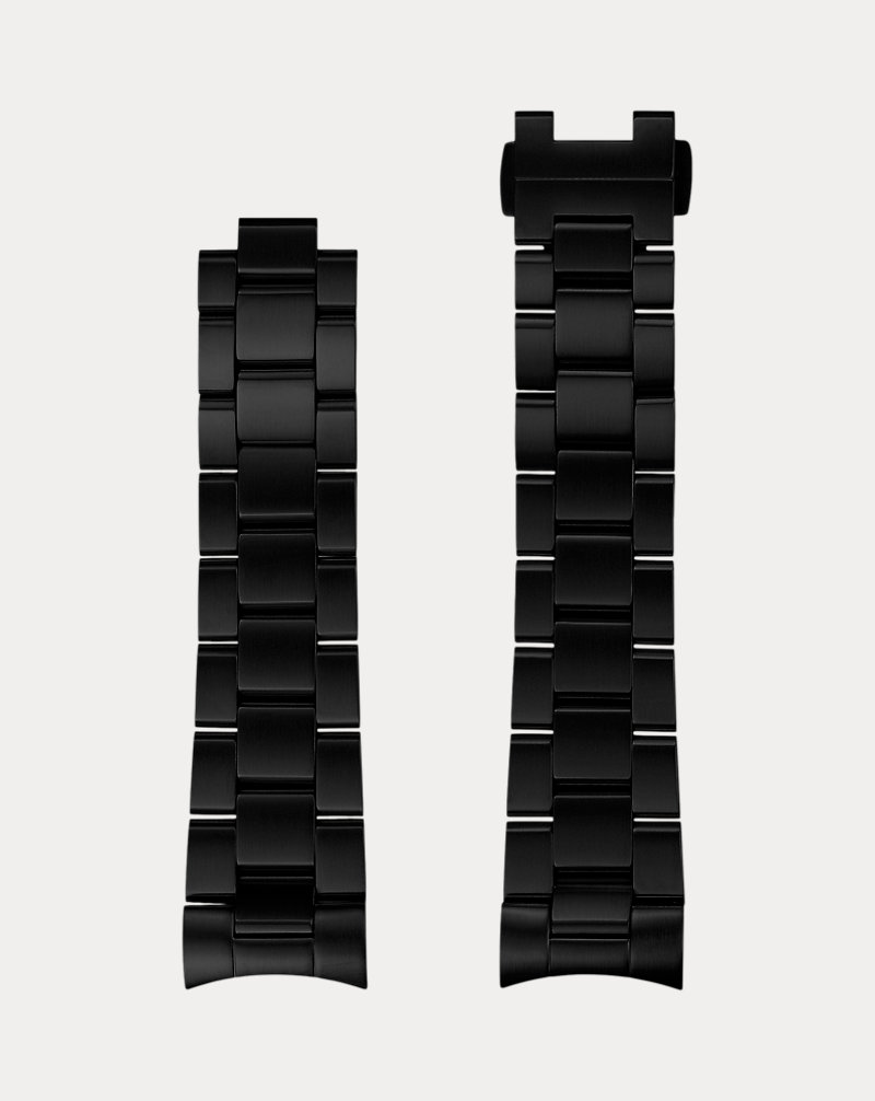 Schwarzes Edelstahl-Uhrenarmband Polo Ralph Lauren 1