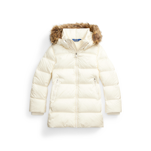 Lauren ralph lauren quilted faux fur jacket online