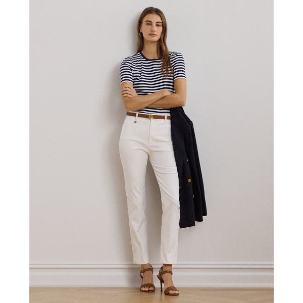 Stretch Cotton-Blend Trouser