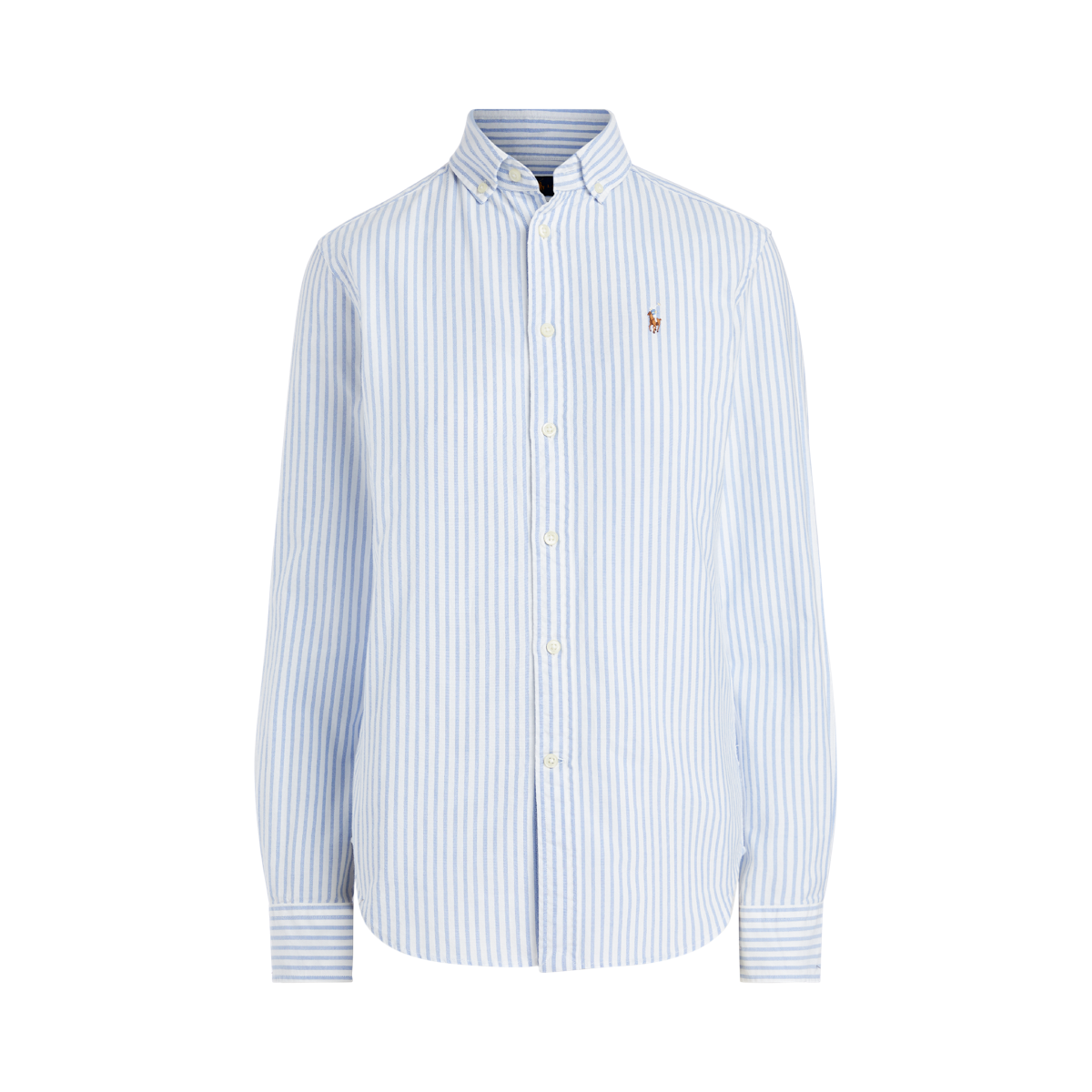 Classic Fit Striped Oxford Shirt