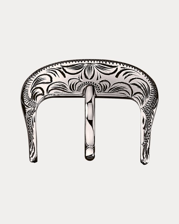 Engraved Sterling Silver Pin Buckle