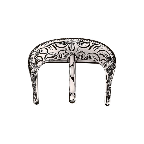 2 Rolgesp in de kleur zilver 4 cm breed - rol riemgesp voor leren riem van 40 mm breed