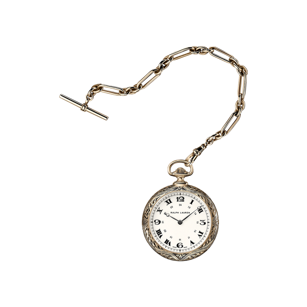 Montre gousset or rose 50 MM pour homme | Ralph Lauren® FR