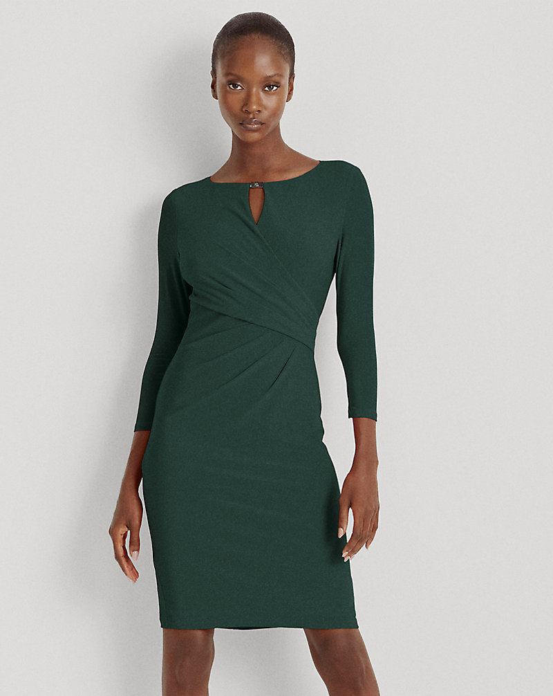 Wrap-Style Jersey Dress Lauren 1