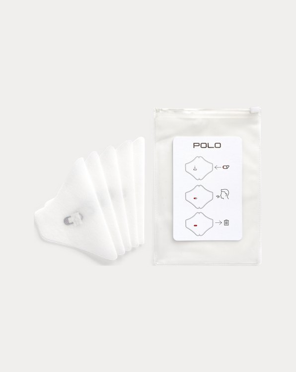 Verpakking van vijf Polo mondkapjes