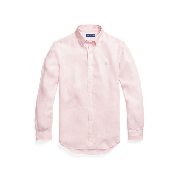 white linen ralph lauren shirt