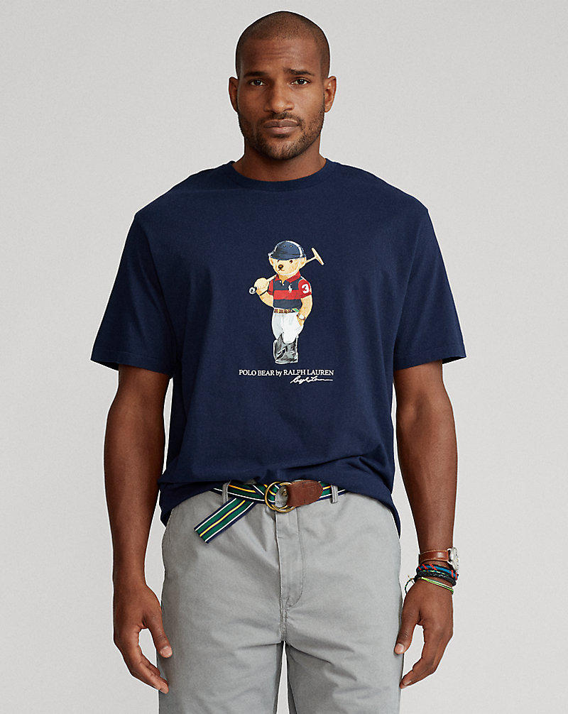 T-shirt Polo Bear en jersey Big & Tall 1