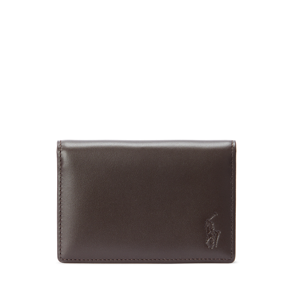 Leather Folded Pass Card Case