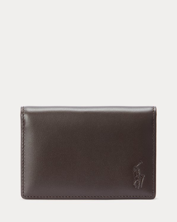 Leather Folded Pass Card Case