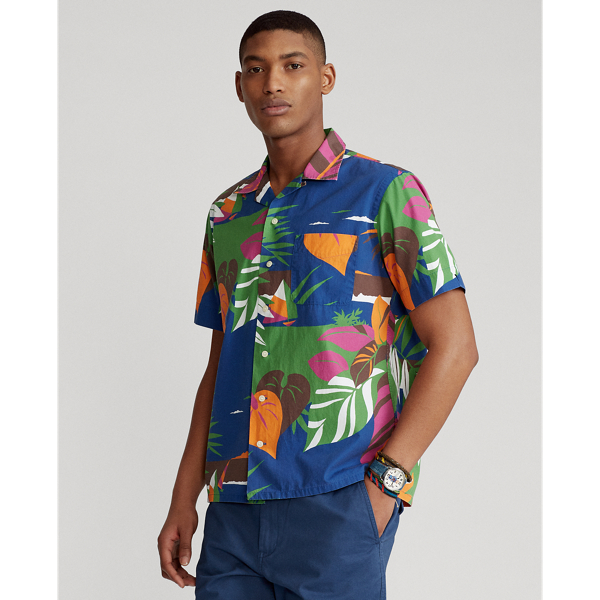 Classic Fit Tropical Poplin Shirt Polo Ralph Lauren 1