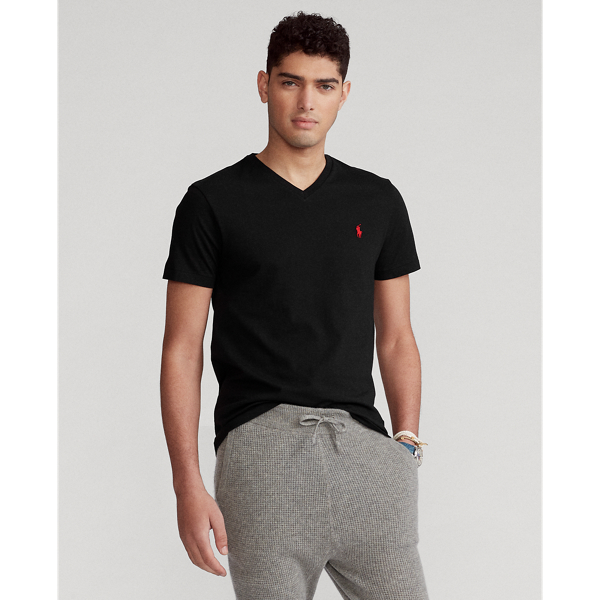 Custom Slim Fit Jersey V-Neck T-Shirt Polo Ralph Lauren 1