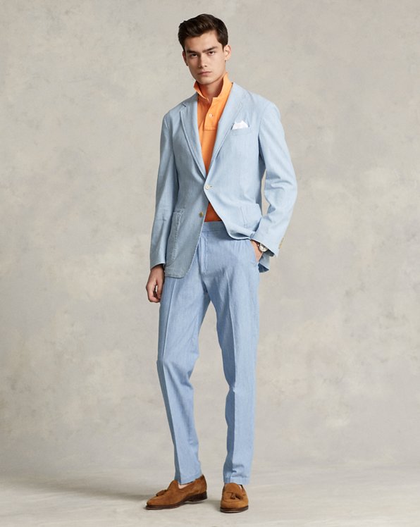 Chambray Suit Trouser