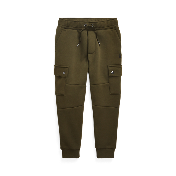 double knit cargo jogger trouser
