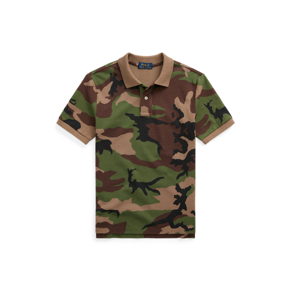 Polo Ralph Lauren Classic-Fit Camo Mesh Short-Sleeve Polo Shirt