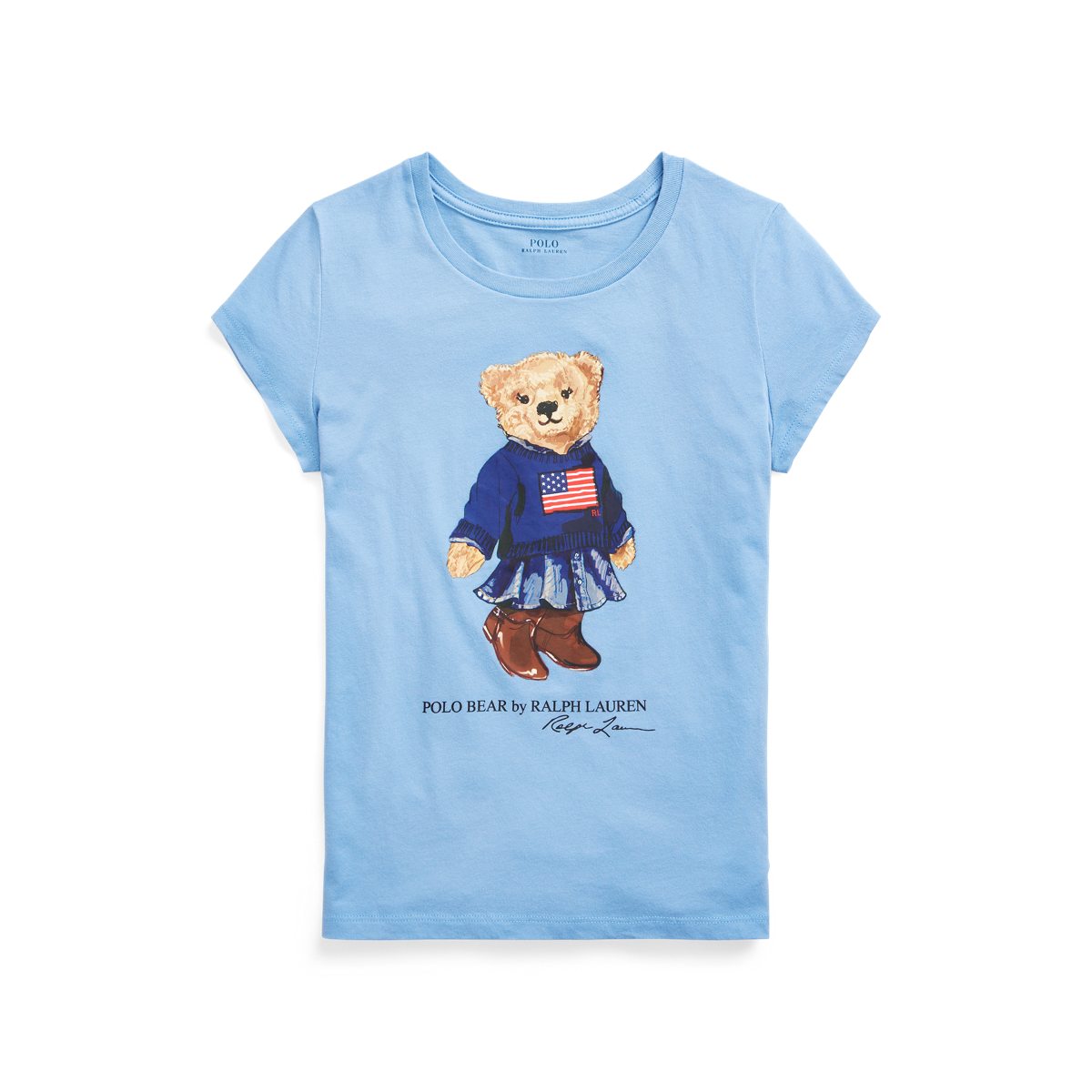 Girls ralph lauren t shirt on sale