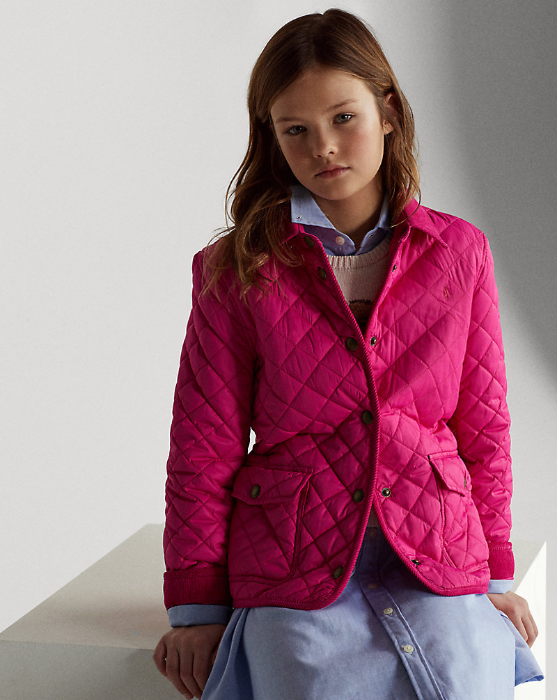 Quilted Barn Jacket Girls 7-16 1