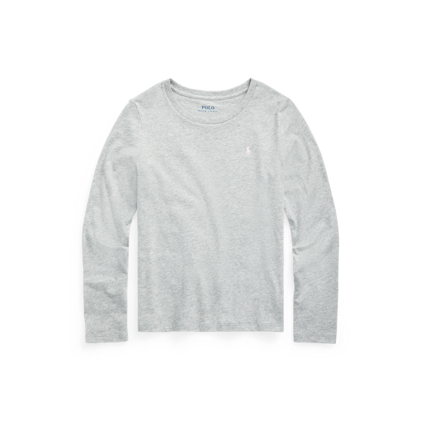 T-Shirts Manches Longues Pour Fille The Children's Place - Coton - Taille XL - Rose & Blanc