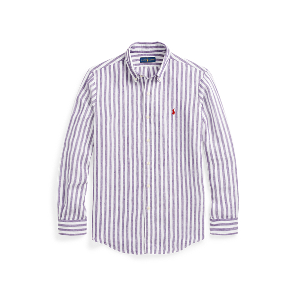 Polo Ralph Lauren Classic Fit Striped Linen Shirt 2