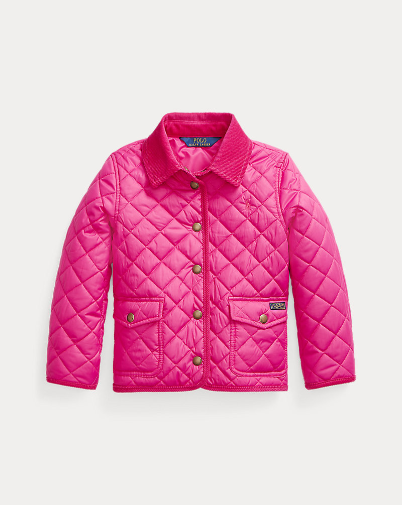 Quilted Barn Jacket Girls 2-6x 1