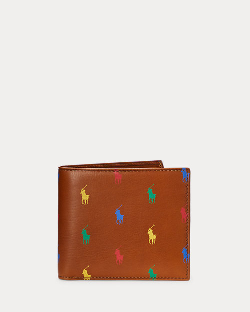 Allover Pony Leather Billfold Wallet