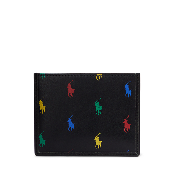 All-over Pony Leather Card Case Polo Ralph Lauren 1