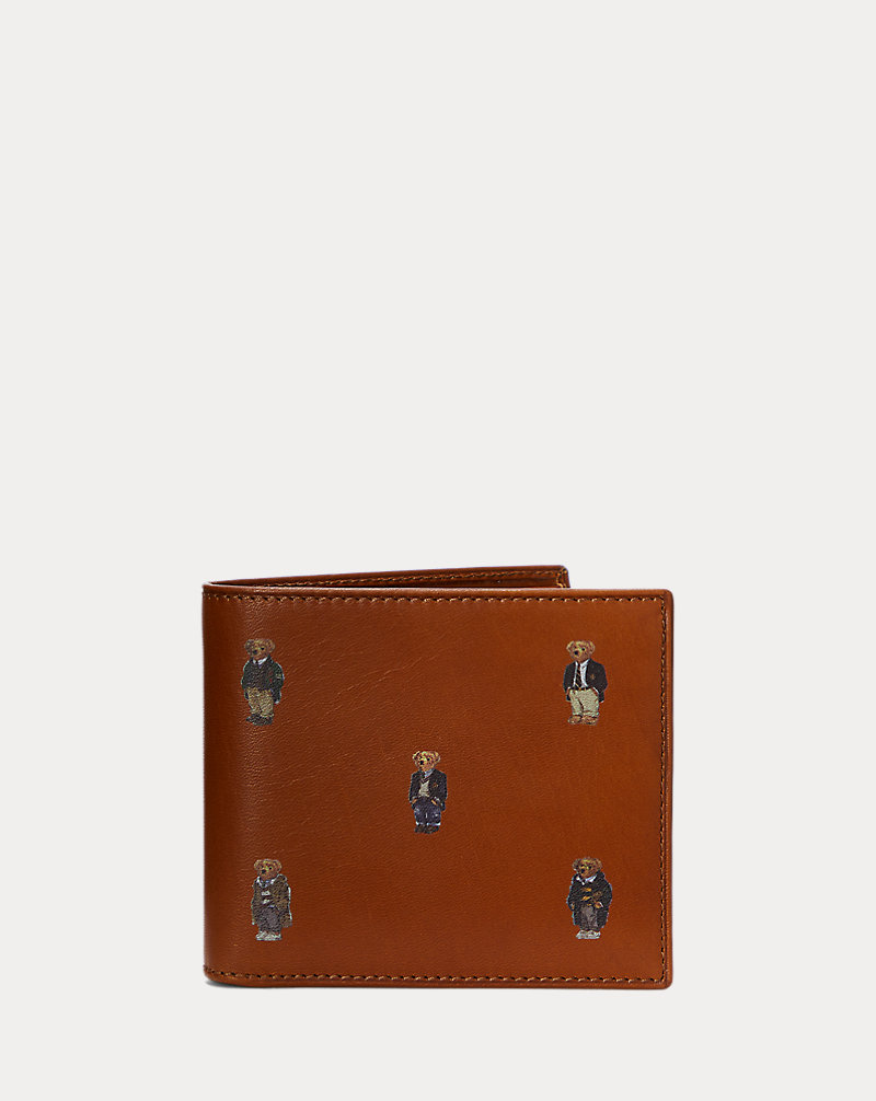 Polo Bear Leather Billfold Wallet Polo Ralph Lauren 1