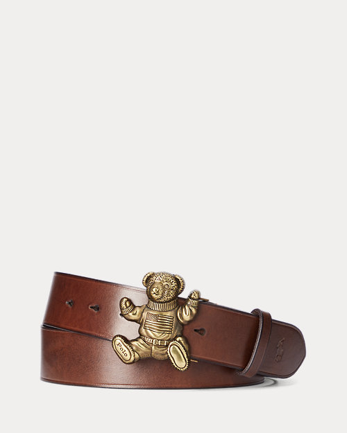 Polo Bear Leather Belt