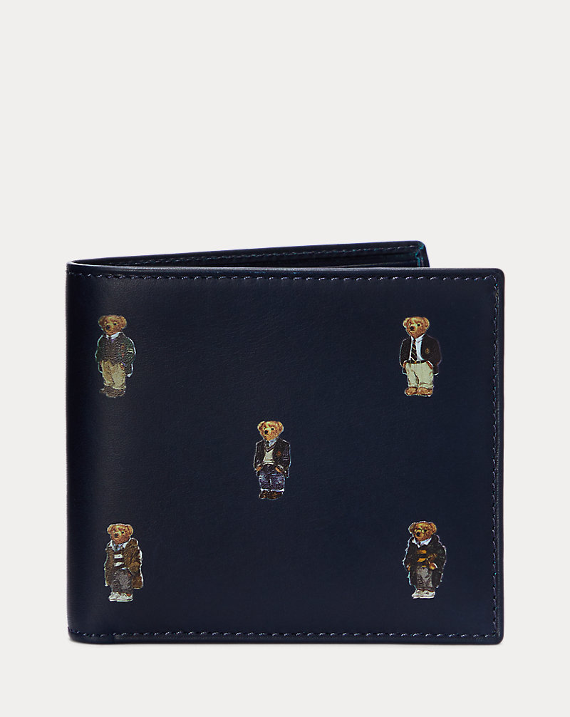 Polo Bear Leather Billfold Wallet Polo Ralph Lauren 1