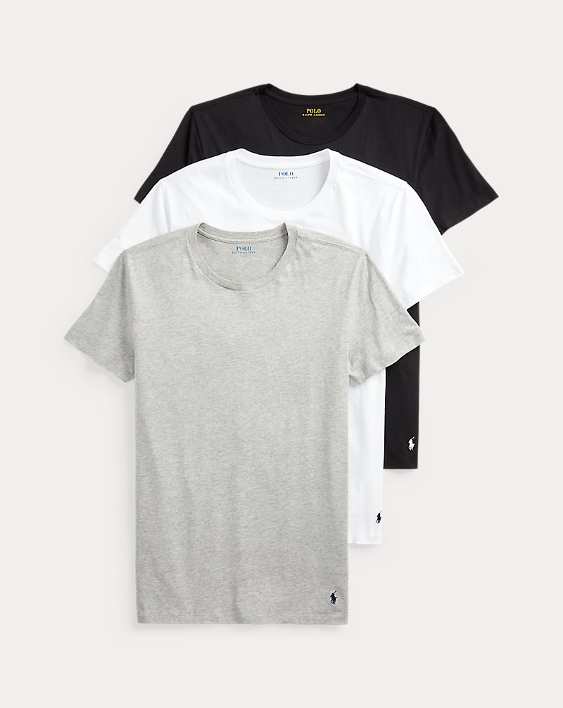 3 t-shirts slim com decote redondo Polo Ralph Lauren 1