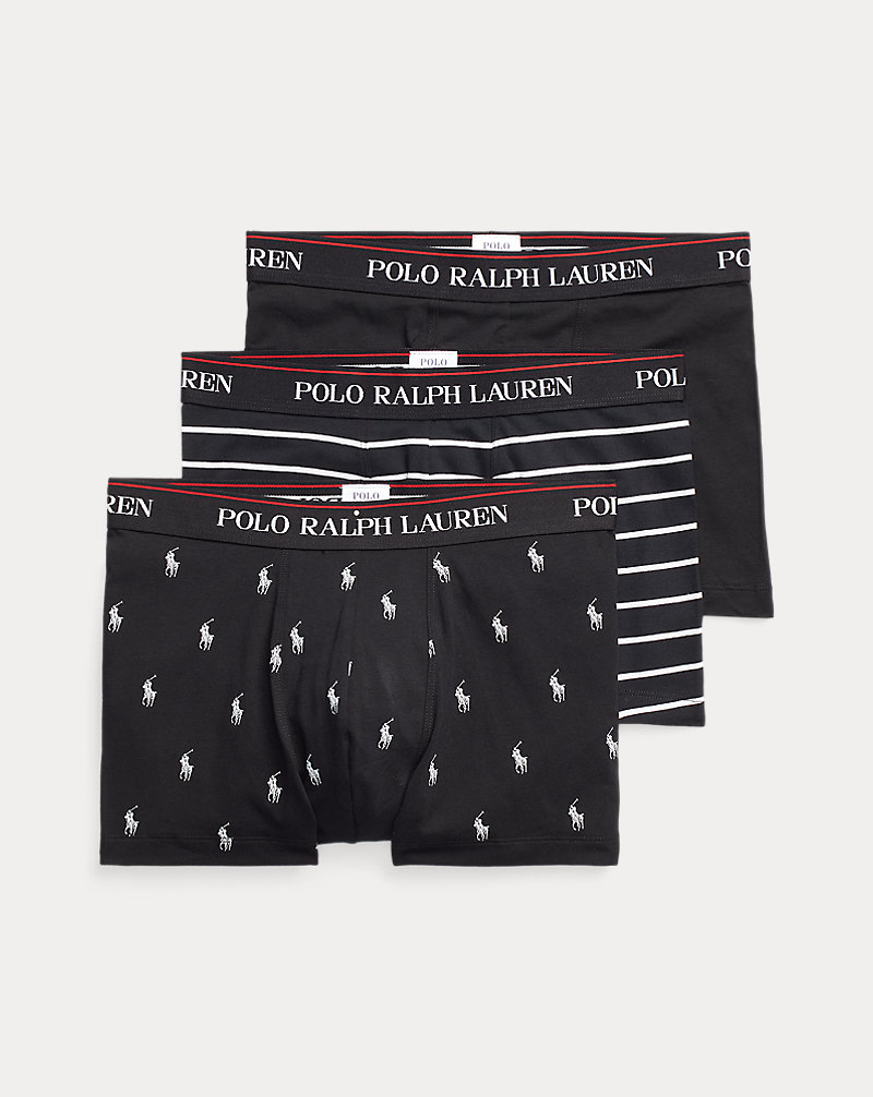 Conjunto de 3 boxers em algodão elástico Classic Polo Ralph Lauren 1