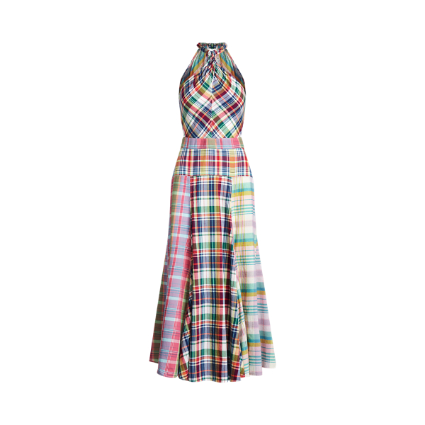 Cotton Madras Halter Dress for Women Ralph Lauren IE