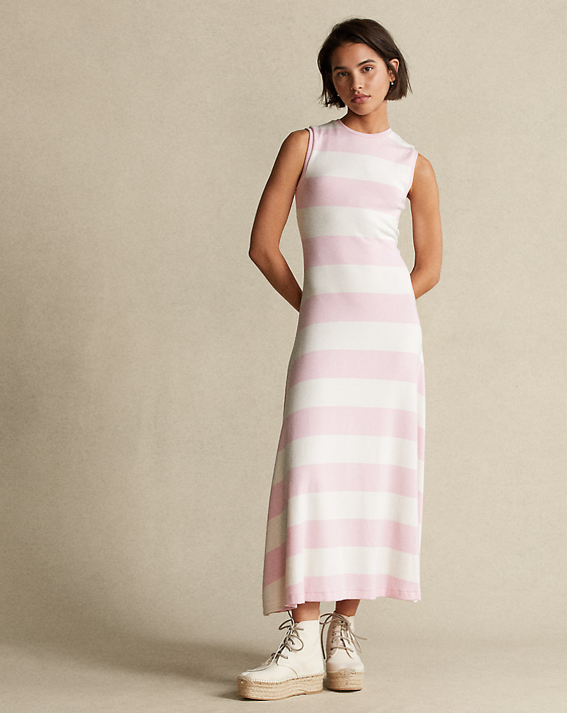 Striped Sleeveless Dress Polo Ralph Lauren 1